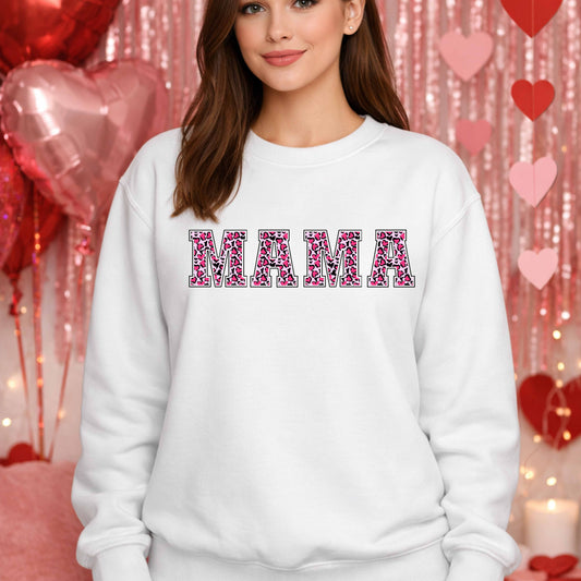 MAMA Crewneck Pullover Sweatshirt
