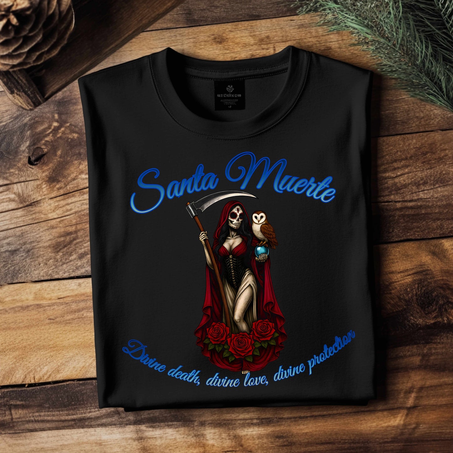 Santa Meurte Divine Death Divine Love Divine Protection. T-Shirt
