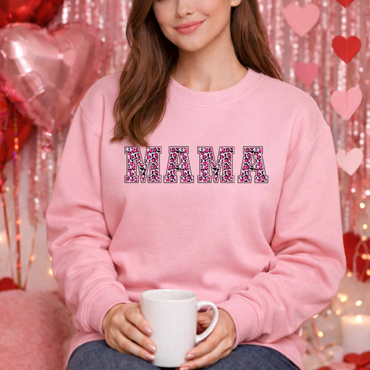 MAMA Crewneck Pullover Sweatshirt