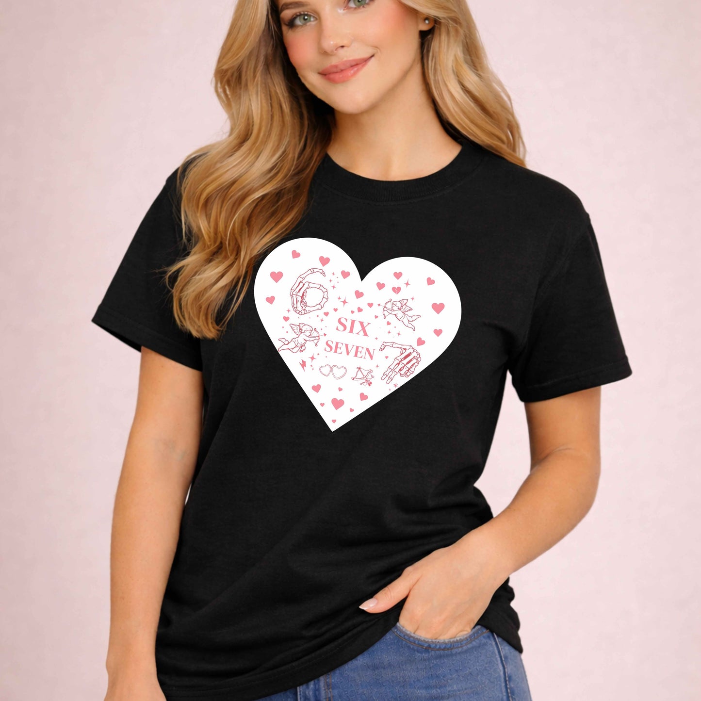 Cupid 6 7 valentine. T-Shirt