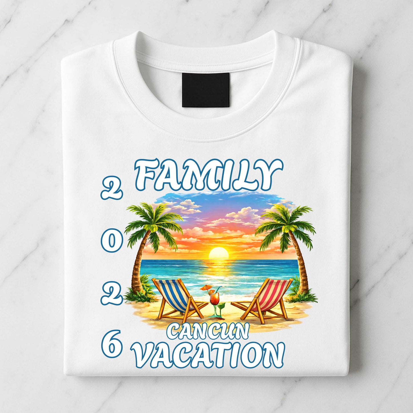 2026 Family cancun Vacation. T-Shirt